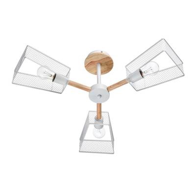 8246/3C COUNTY LN25 белый, металл/дерево Люстра потолочная Е27 3*60W 220V IRMA