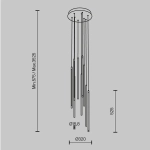 Подвесной светильник Луч света / Light stick 3000К 46Вт, MOD236PL-L54BS3K. TM Maytoni