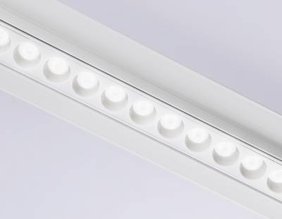 Светильник светодиодный трековый для шинопровода Magnetic GL4031 WH белый IP20 30W 4200K 48V 24° 550*22*45