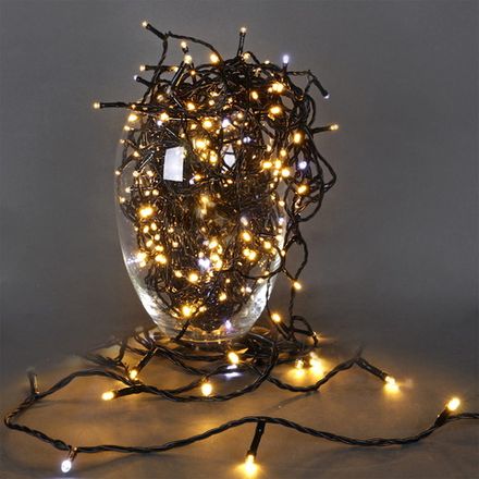A-969 WW/WT FLASH гирлянда светодиодная 30м, 300LED, 24V, черный провод