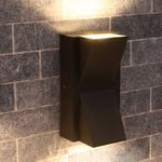 Фасадный светильник Arte Lamp GUNTER A6306AL-2BK, 2хLED