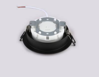 Светильник встраиваемый поворотный точечный TN51913 BK черный GX53 max 12W D115*23