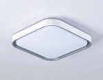 Потолочный светодиодный светильник FZ1250 WH/GR белый/серый 18W 5000K 250*250*60 (Без ПДУ)