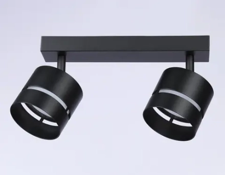 Светильник накладной TN71060/2 BK черный GX53/2 max 12W 280*85*150