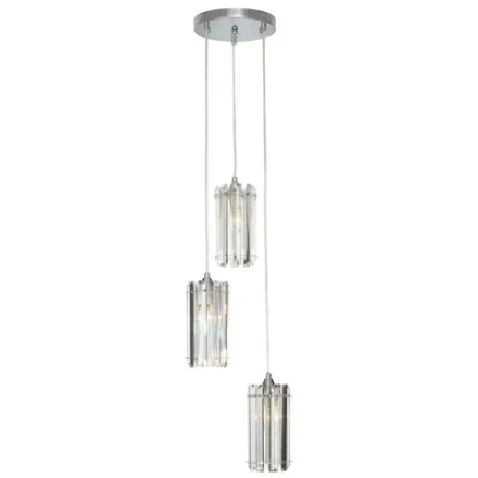Citilux Джейн CL306031 Хрустальный подвесной светильник Хром