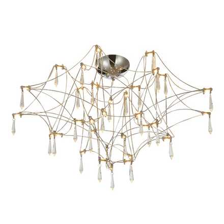 SL6601.102.78 Светильник потолочный ST-Luce Хром/Прозрачный LED 78*0,35W 3000K