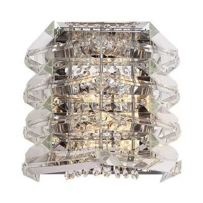 SL6137.101.02 Светильник настенный ST-Luce никель/прозрачный E14 2*40W