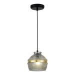 SL1661.413.01 Светильник подвесной ST-Luce Черный/Дымчатый E27 1*40W