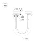Светильник SP-TROPIC-SURFACE-R18-L1200-18W Day4000 (GD, 360 deg, 230V) (Arlight, IP20 Пластик, 3 года)