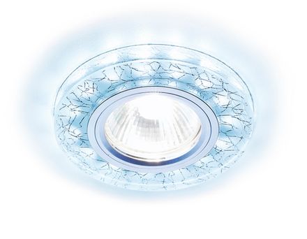 Встраиваемый точечный светильник со светодиодной лентой S226 W/CH/C белый/серебро/MR16+3W(LED COLD)