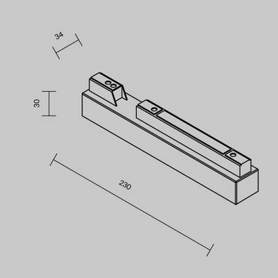Блок питания встраиваемый Gravity, S35 48В, 200Вт, белый, TRX010DR2-200W. TM Maytoni