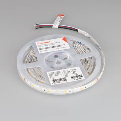 Светодиодная лента RTW-SE-B60-10mm 24V RGBW-Day (14.4 W/m, IP65, 5060, 5m) (Arlight, Открытый)