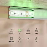 Светодиодная лента Базовая 12В 2835 9,6Вт/м 5м IP20 Зеленая 201172. TM Maytoni