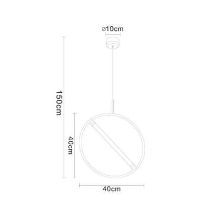 Подвесной светильник Arte lamp DOLORES A2565SP-1BK, 1хLED