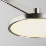 Трековый светильник Плато / Plato Flarity 3000K 10Вт 120°, TR153-1-10W3K-PT. TM Maytoni