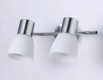 Настенно-потолочный спот TR3963/2 CH/FR хром/белый матовый E27*2 max 40W 200*105*200