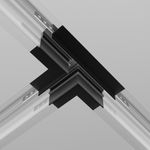 Коннектор Т-образный Exility встраиваемый под ГКЛ 9,5мм, черный, TRA034CT-42B. TM Maytoni