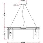 Подвесная люстра Arte Lamp SECUNDA A1003LM-8CC, 8хE14