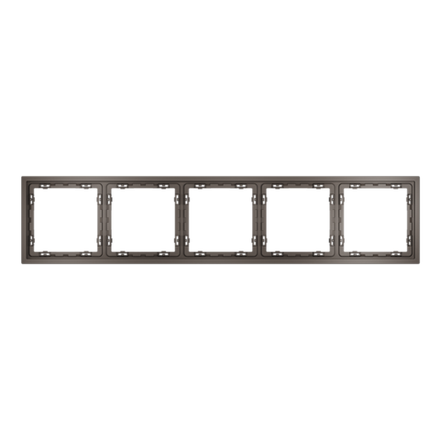 VLS100514 Рамка пластиковая VOLTUM S70 на 5 пост, (капучино). (ТМ Maytoni)