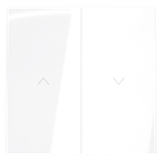 VLS002501 Клавиши для выключателя жалюзи, S70 (белый глянцевый). (ТМ Maytoni)