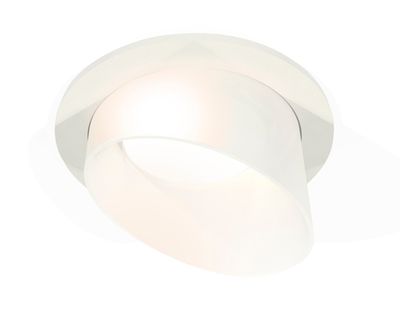 Комплект встраиваемого светильника с акрилом XC7621046 SWH/FR белый песок/белый матовый MR16 GU5.3 (C7621, N7175)