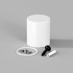 Торцевая металлическая заглушка Nemo D25 белый, 20318. TM Maytoni