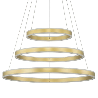 Citilux Дуэт CL719682 LED Люстра подвесная с пультом Золото