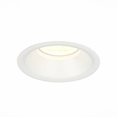 ST201.508.01 Св-к встр. Мат. белый GU10 1*50W  D89xH40 220V Без ламп