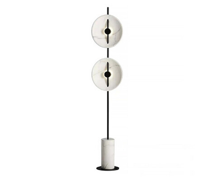 08451-2F,19(01) Торшер Велси черный/белый d32 h165 Led 2*6W (3000K) (комплект состоит из 2х коробок)