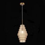 SL1001.203.01 Подвес ST-Luce Латунь/Коньячный E27 1*40W