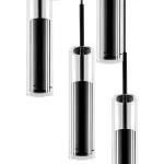 756057 Люстра CILINO 5х40W GU10 MATT BLACK Lightstar