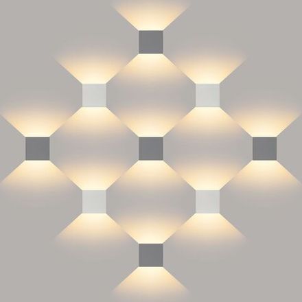 Winner серый уличный настенный светодиодный светильник 1548 TECHNO LED