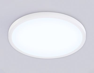 Светильник светодиодный ультратонкий FZ1955 WH белый IP54 26W 5000K D370*15 (Без ПДУ)