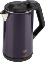 Чайник Homestar HS-1036 (1,8 л) фиолетовый, двойной корпус