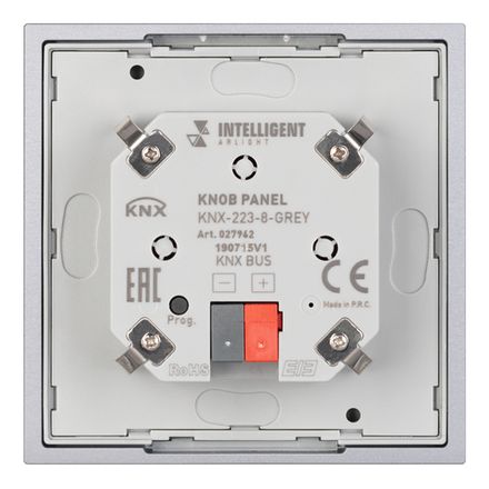 INTELLIGENT ARLIGHT Панель KNX-223-8-GREY (BUS) (IARL, IP20 Пластик, 3 года)