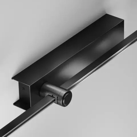 Основание настенное Wall для блока питания с вводом питания Flarity черный, TRA155CW-BB-B. TM Maytoni