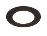 Светильник встраиваемый TN6604 BK черный IP44 GX53 max 15W D110*23