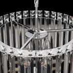 Citilux Джейн CL306141 Хрустальная подвесная люстра Хром