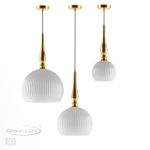 4766/1 PENDANT ODL21 491 белый/бронзовый Подвес E27 60W RUNGA