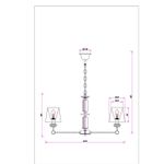 Подвесная люстра Arte Lamp BROCCA A4093LM-8AB, 8хE14