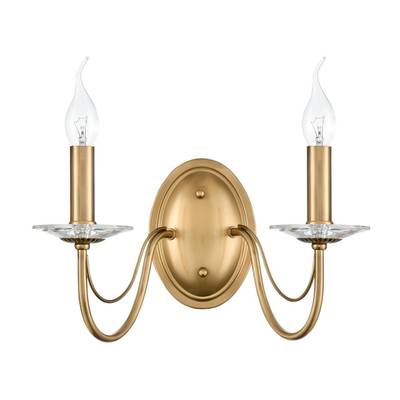 8033/2W CLASSI LN26 металл/стекло, медь/прозрачный Бра E14 2*40W 220V INCANTO