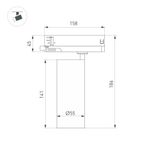 Светильник LGD-GERA-4TR-R55-10W Warm3000 (WH, 55 deg, 230V) (Arlight, IP20 Металл, 5 лет)