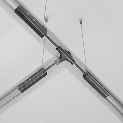 Коннектор питания Т-образный Exility черный, TRA034CWT-42B. TM Maytoni