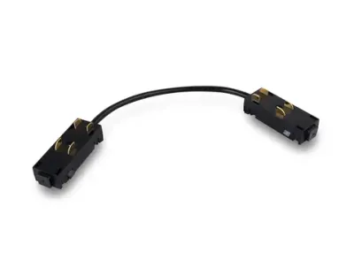 Коннектор питания гибкий для шинопровода Magnetic 220V GL1110 BK черный 250*28.5*18