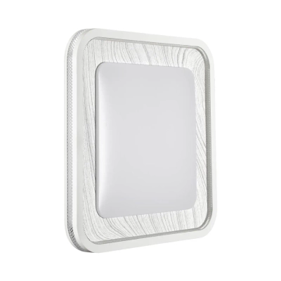 7682/EL COLOR SN 164 Светильник пластик/сер под дер LED 70Вт 3000-6000K 507х507 IP43 пульт ДУ MAVI WOOD