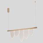 Светильник подвесной Crystal Lux VALENTIN SP22W LED GOLD 3700/222