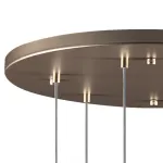 813063 Люстра GLOBO 6х40W E14 champagne gold/white Lightstar