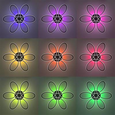 Citilux Сезар Смарт CL233A175E RGB Умная люстра Венге