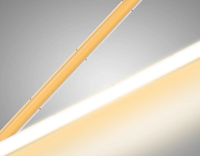 Светодиодная лента GS4601 COB 384Led/ 7W m/ 24V IP20 3000K/ 5m*3mm*2mm кратность резки 41,66mm (2 конт.)