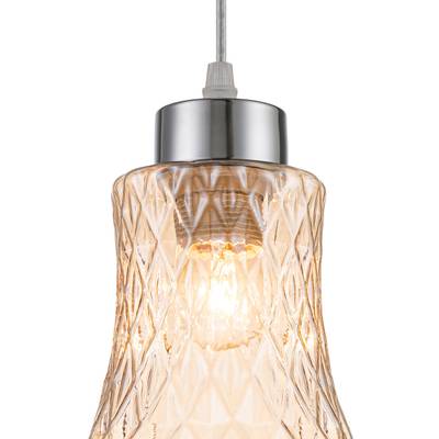 Подвесной светильник Escada 10193/1S E27*40W Chrome/Amber